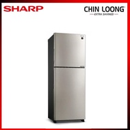 2024 NEW SHARP 440L 2 DOOR INVERTER FOLIO SERIES FRIDGE SJ4422MSS /PETI SEJUK