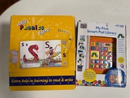 超新淨Jolly Phonics extra 全套加Eric Carle My First smart pad故事機