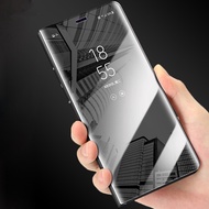 Samsung Galaxy Note 20 / Note 20 Ultra Luxury Slim Mirror Flip PU Leather Phone Case