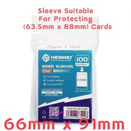 !! !️ Henwei Sleeve 66x91 66*91 Digimon Card Yugioh Card Pokemon Card One Piece Card Sleeves