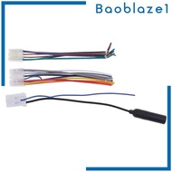 [Baoblaze1] Car Stereo CD Player Wiring Harness Speaker Accessories and Adapters fit Cyan /