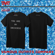 COLDPLAY Universe Coldplay Band T-SHIRT Printing makes clothes