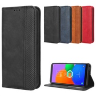 Suitable for TCL 503 Phone Case TCL 403 Phone Leather Case Flip Cover 502 Card 50LE Protective Case 