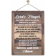 Christian Decor, Psalms 91 Sign, Decorative Wall Plaque, Rustic Door Sign with Hanging Rope, Christi