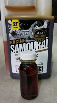 Oli samping motor 2T racing oli samping samurai oli samping samurai syntetic 2T iphone 100ML