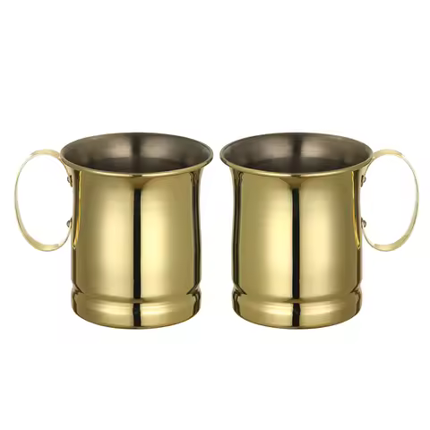 2PCS Moscow Mule Mugs Mule cups Beverage Mug Coffer Cup