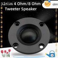 OLINI Audio Speaker, 4 Ohm/8 Ohm 10W-20W Tweeter Speakers,  Round 52MM HIFI Music DIY