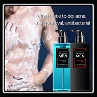 Men Perfume Shampoo /Body Wash Cologne fragrance  Oil Control Acne Remove Mites Itching Long lasting  男士香气古龙洗发水香水沐浴露持久