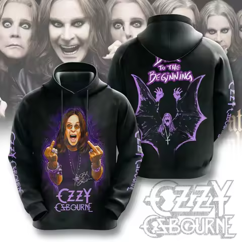 Rock Band Ozzy Osbourne Hoodie Sweatshirt Ozzy Osbourne 3d Print Hoodie Men Women Fashion Sweatshirt