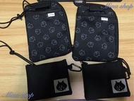 日本Ne net NYA驚訝貓雜誌附錄斜背包側背包小方包護照包 兩件組