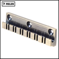 MELEN 12 String Guitar Bridge, Metal Bronze Color Electric Guitar Bridge, Durable Guitar Bridge Kit 