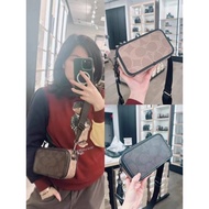 COACH/COACH New Style Presbyopic CAB80 Embossed CY888 Men's Presbyopic CAJ35 Denim WYATT Crossbody S
