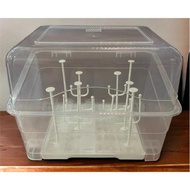 Baby Feeding Bottle Storage Box Dustproof Baby Bottle Storage Box Tableware Cupboards Container