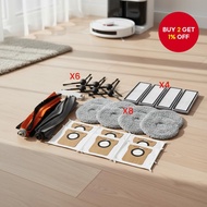 Xiaomi Robot Vacuum X20 Max X20 Pro Accessory Pack: Main Brush, Side Brush, HEPA Filter, Mop Pads, D