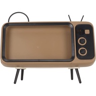 Retro TV Phone Holder, Desktop Mobile Phone Stand,Portable Universal Retro Tv Desktop Mobile Phone H