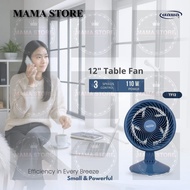 Dawa 12" Inch Table Fan with Turbo Motor TF-12 (STRONG AIR FLOW), 1 Year Motor Warranty