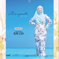 BELLA AMMARA MERPATI KURUNG / KURUNG MODEN / BAJU KURUNG / BAJU RAYA VOGUE / BAJU KURUNG BLACK &amp; BABY BLUE