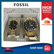 fossil couple watch Authentic/Pawnable fossil Watch Stainless Steel gold