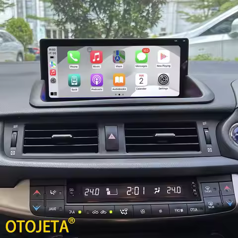 10.25" Qualcomm 665 RHD Android Screen Car Multimedia Video Player For Lexus CT200h CT200 H 2013 GPS