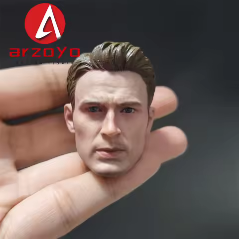 1/6 Scale Head Carving Chris Evans Steve Roger Head Suitable For Encapsulating Muscle Body TBL JIAOU