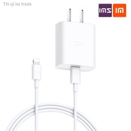 【อะแดปเตอร์】 Xiaomi Zmi Usb Type - C สายชาร์จอย่างรวดเร็ว 18 W Mini ปลั๊กอะแดปเตอร์ชาร์จ Pd 3 . 0 Fast Charging สําหรับ Iphone Xs Max Xr Xs X 8 100-240 V