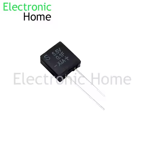 10PCS/LOT KORCHIP DA5R5104 DA5R5104VN High Chip 5.5V 0.1F Square Superfarad Capacitor 104 5.5V 0.1F