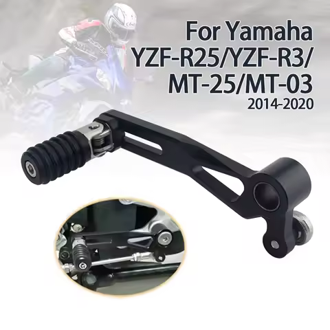For YAMAHA MT03 MT25 YZF R3 YZR25 2014-2023 Gear Shift Lever Motorcycle Adjustable Folding Gear Shif