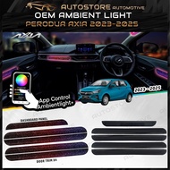 Perodua Axia 2023-2025 Oem Ambient Light Interior Multicolour With App Voice Control Ambient Light D