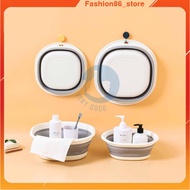 Foldable silicone basin for washing face, hands and feet, multi-purpose for home and travel, conveni