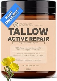 Tallow Beef Tallow Intensive Cream for Neurodermatitis, Eczema, Psoriasis & Rosacea; Natural Acute C