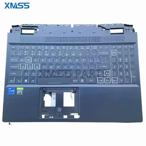 Used Palmrest Keyboard With Backlit For Acer Nitro 5 AN515-46 AN515-58 N22C1