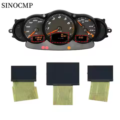 3Pcs KM Version Display 9866411060570C 9866411030070C For Porsche 911 996 Boxster 986 1996-2002 110.