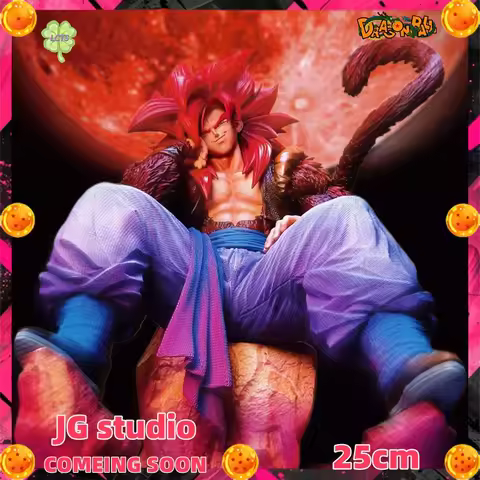 【Sold out】JG studio 25cm Dragon Ball Gogeta Figures ssj4 Gogeta anime Figures PVC Statue Collection