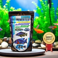 AKARI PREMIUM BLUE CICHLID TROPICAL 100 G 1MM FISH PELLET FEED/