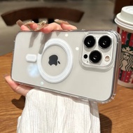 Magnetic Original Magsafing Case For iPhone 13 15 12 11 14 16 Pro Max Mini X XS XR Plus SE Silicone 