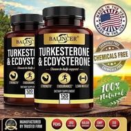 100% Original Products.120 Capsule.Turkesterone Extract - Energy Booster,Promote Muscle Growth, Ener