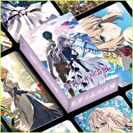 LOMO Card Violet Evergarden Violet Evergarden (55 Sheets) Violet Evergarden Anime Merchandise Laser 