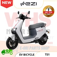 EZI TS1 EV Electric Bike | Electric Scooter | Low Cost | Daily Commuter Tak perlu Isi minyak
