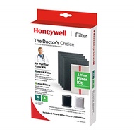 Honeywell True HEPA Value Combo Pack for HPA100 Series air Purifier Filter, Grey