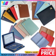 WHOLESALE | PU Leather Passport Cover Case ID Business Card Wallet Holder Pembekal Sampul Pasport