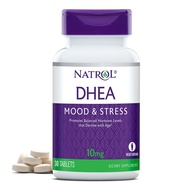 Natrol Mood & Stress DHEA 10mg With Calcium, Dietary Supplement for Balance of Certain Hormone Level