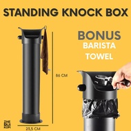 STANDING KNOCK BOX TUBE BIN COFFEE WADAH AMPAS KOPI BERDIRI FREE