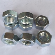 PUTIH 1 INCH WHITE MUR HEX NUT GALVANIZED NUT 1 IN HEXA GALPANIS NUT ONE INCH