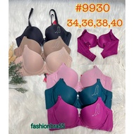 9930 Push-Up Bra Cup B-C Size 34-40" Thin Foam Wing Shape Keep The Breast Base Well. Beautiful Close
