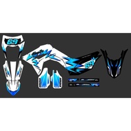 DECAL STICKER CRF 150 L FULL BODY DECAL/ CRF 150 DECAL STICKER CRF 150 CUSTOM DESIGN
