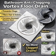 Vortex Floor Drain Drainage Filter Pad Bathroom Kitchen Drain Anti Clogging Hair Filter