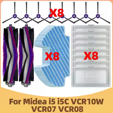 Fit For Midea i5 i5C VCR07 VCR08 MR09 / Samsung Powerbot-E VR05R5050WK Robot Vacuum Parts Main Side 