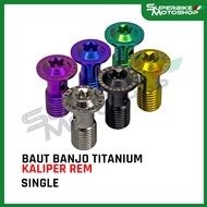 KENDMOTO Titanium Bolt Banjo Single M10