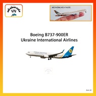 [1:400] Boeing B737-900Er Ukraine International Airlines Assembly Paper Model - MohinhgiayVN