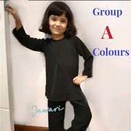 JAWARI SUIT WAWA BUDAK SET BAJU DAN SELUAR IRONLESS CEY Group A